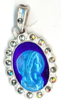 Oval Virgin Medal