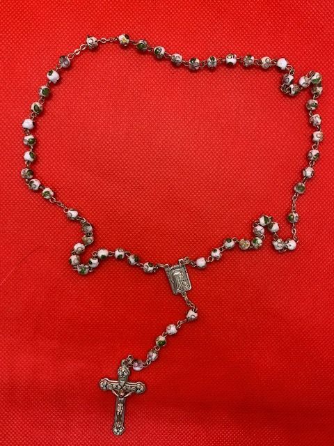 Fancy rosary beads and crucifix