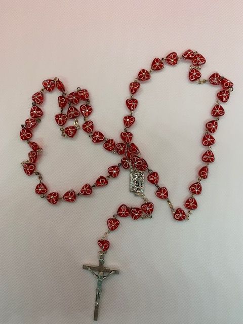 Strass rosary with crucifix