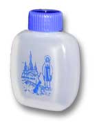 Pequeña botella de agua de Lourdes